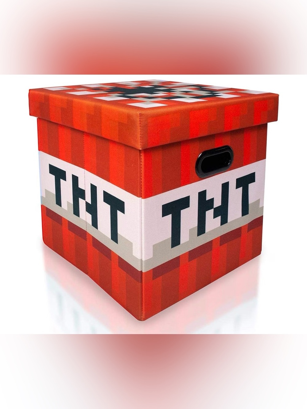 MINECRAFT TNT Block Storage Cube Organizer Storage Cube
